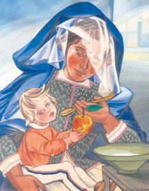 Obraz Zofii Stryjeńskiej może być ozdobą najelegantszego wnętrza.