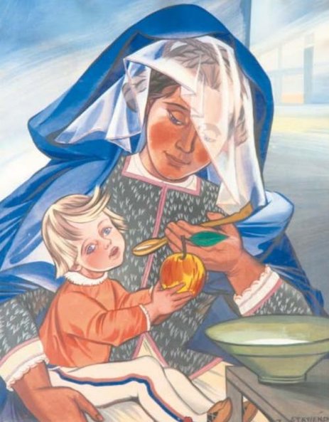 Obraz Zofii Stryjeńskiej może być ozdobą najelegantszego wnętrza.