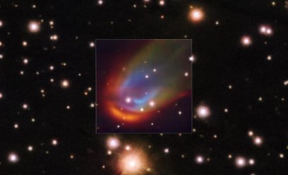 Zdjęcie martwej gwiazdy RXJ0528+2838 wykonane przez Very Large Telesope, należący do ESO (źródło: ma