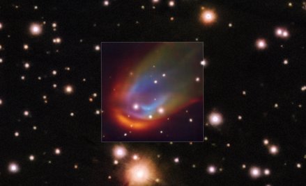 Zdjęcie martwej gwiazdy RXJ0528+2838 wykonane przez Very Large Telesope, należący do ESO (źródło: ma