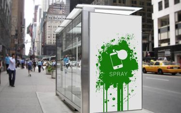 W kilku miastach Spray jest wykorzystywany do komunikacji władz z mieszkańcami