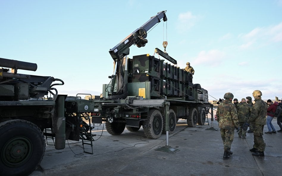 Niemieckie systemy antyrakietowe Patriot w Jasionce,
