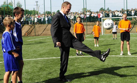 Premier Tusk nigdy nie ukrywał, że jest fanem piłki nożnej