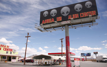 Area 51 Alien Center, atrakcja turystyczna przy stacji benzynowej w stanie Nevada