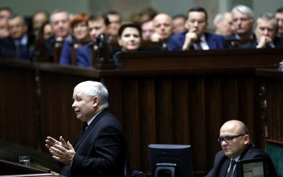 Prezes PiS Jarosław Kaczyński