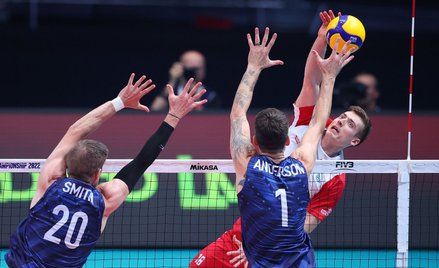 Kamil Semeniuk w meczu z USA