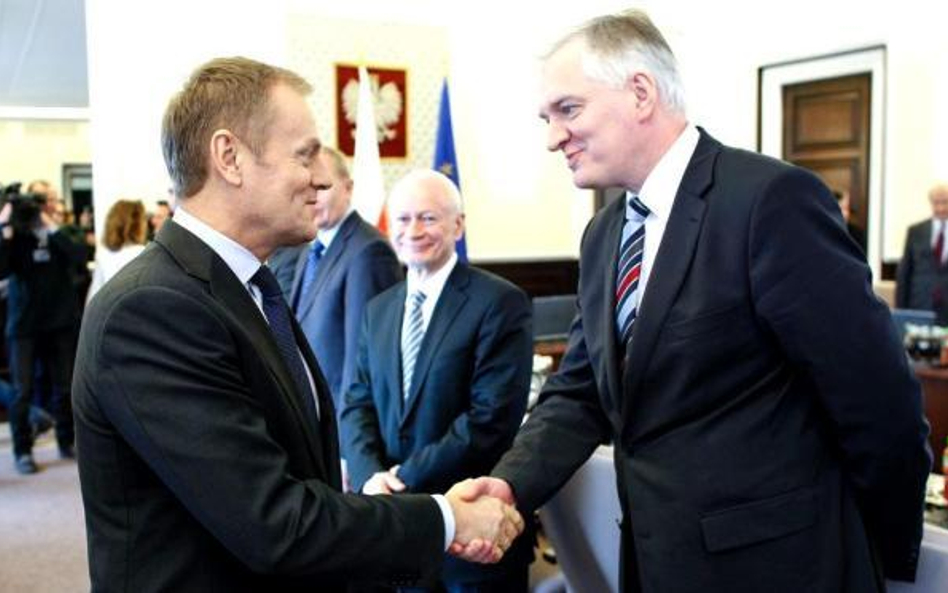 Donald Tusk i Jarosław Gowin