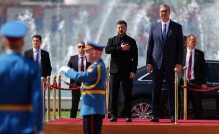 Wołodymyr Zełenski odwiedził Serbię. Wypowiedział się przeciw niepodległości Kosowa.