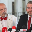Janusz Korwin-Mikke oraz Grzegorz Braun uważają, że słaby wynik Konfederacji w wyborach był efektem 