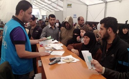 Centrum rejestracji uchodźców w Libanie