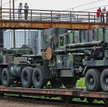 Bateria rakiet Patriot (na zdjęciu wyrzutnie) przyjechała do Morąga w 37 wagonach