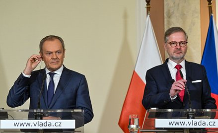 Donald Tusk i Petr Fiala