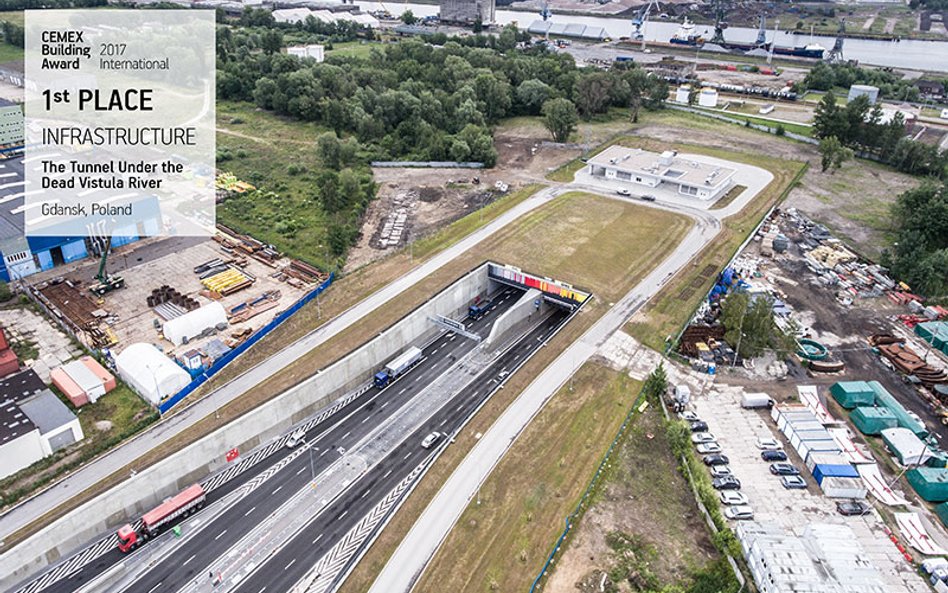 Tunel pod Martwą Wisłą nagrodzony w międzynarodowym konkursie