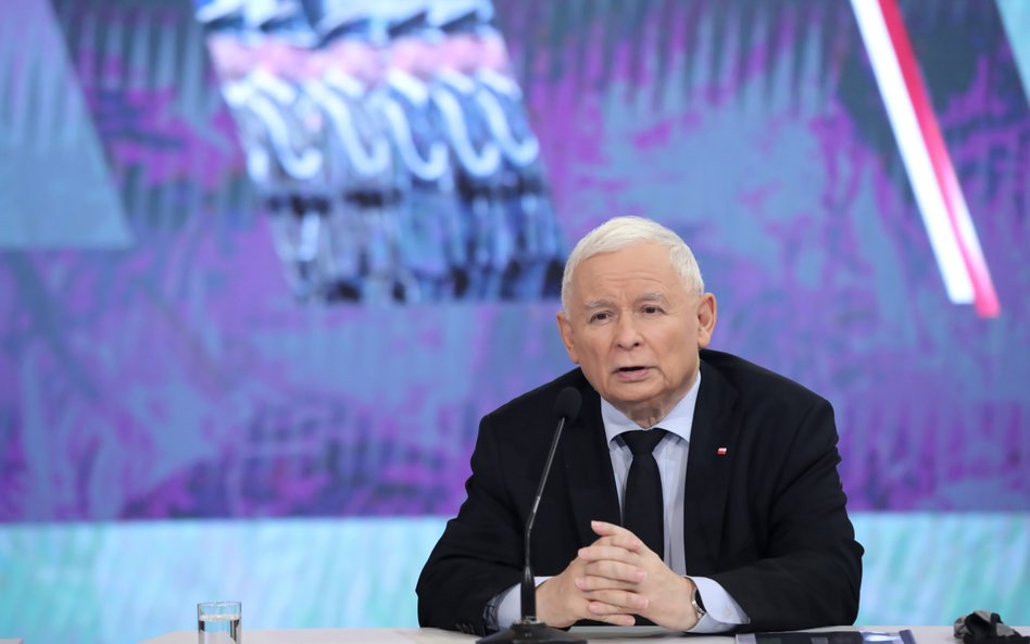 Prezes PiS Jarosław Kaczyński