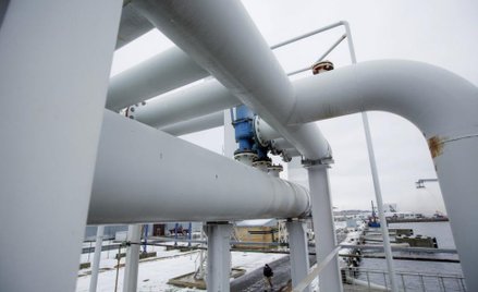 Instalacja do przeładunku ropy w porcie w Rydze