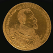 Złota moneta Zygmunta III Wazy o nominale 50 dukatów