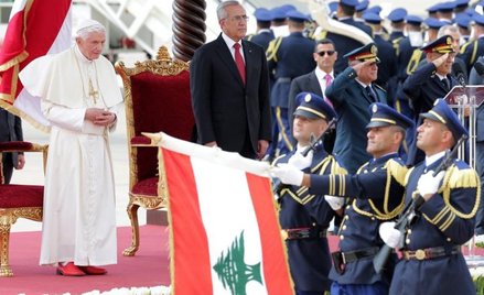Papież Benedykt XVI przyjechał do Libanu w czasie, gdy wielu chrześcijan na Bliskim Wschodzie nie cz