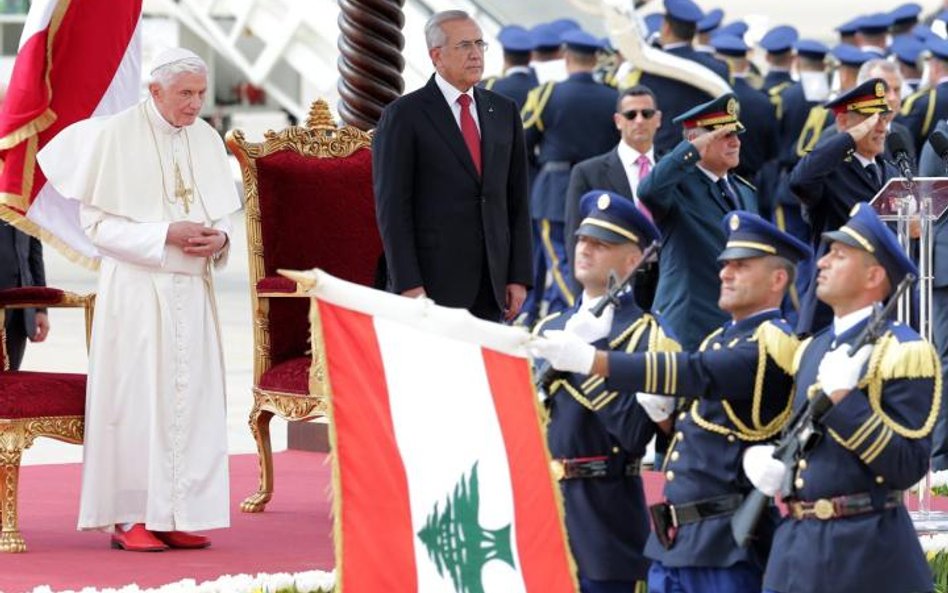 Papież Benedykt XVI przyjechał do Libanu w czasie, gdy wielu chrześcijan na Bliskim Wschodzie nie cz