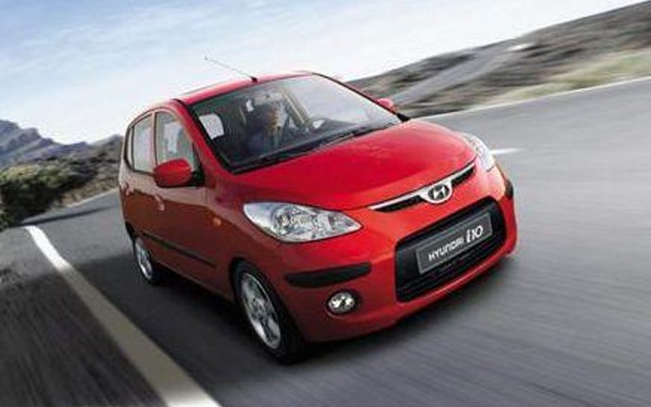Hyundai i10 stał się mocnym konkurentem dla aut z tyskiej fakryki Fiat Auto Poland