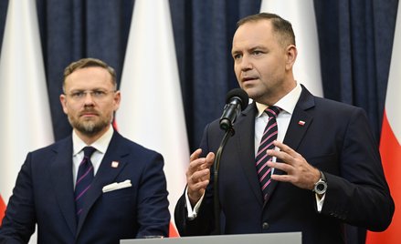 Prezydent RP Karol Nawrocki i szef KPRP Zbigniew Bogucki