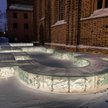 „Duch Palatium”, instalacja na Ostrowie Tumskim, to projekt architekta Przemo Woźnego.