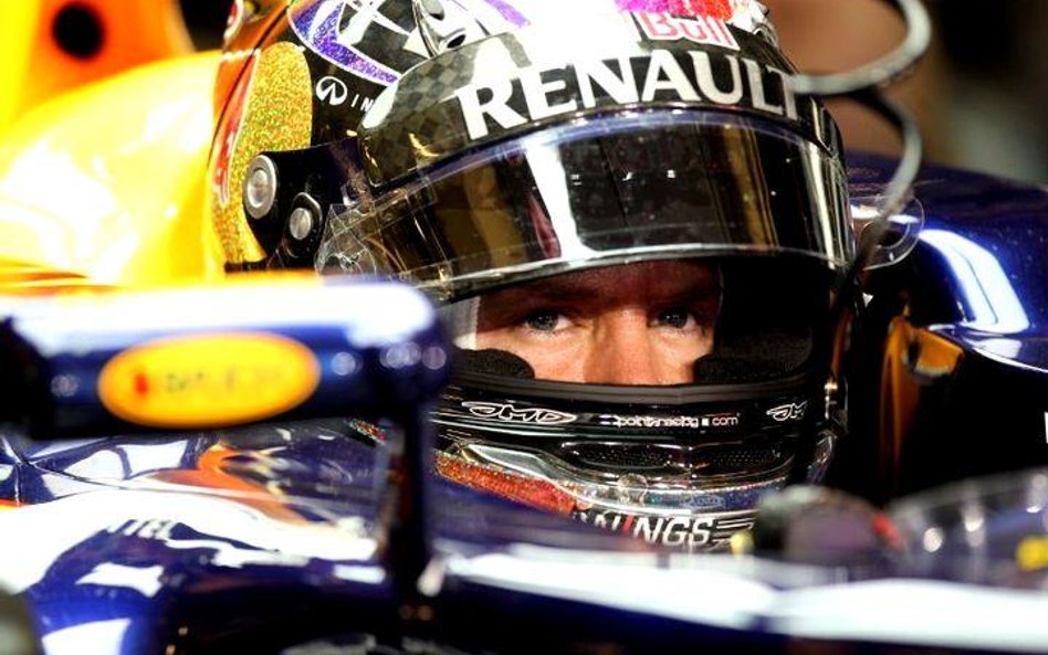 Sebastian Vettel w Abu Dhabi