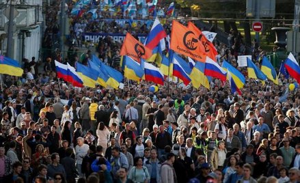 Wczorajsza demonstracja w Moskwie przeciwko wojnie na Ukrainie była najliczniejsza od marca tego rok