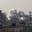 Miasto Rafah w południowej Strefie Gazy po izraelskim bombardowaniu , 7 listopada 2023 r.