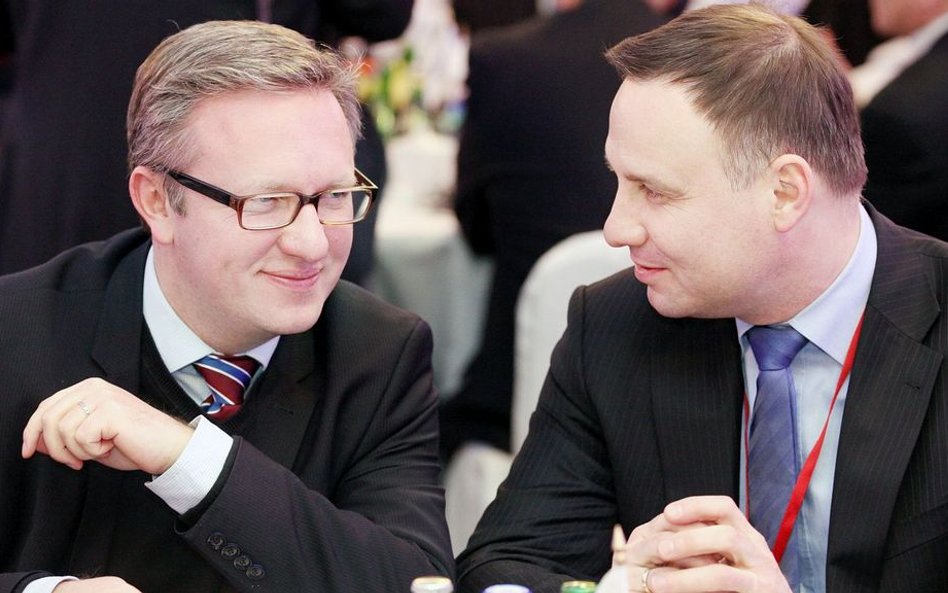 Krzysztof Szczerski i prezydent Andrzej Duda