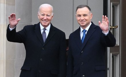 Prezydenci USA i Polski Joe Biden i Andrzej Duda, Warszawa, 21 lutego 2023