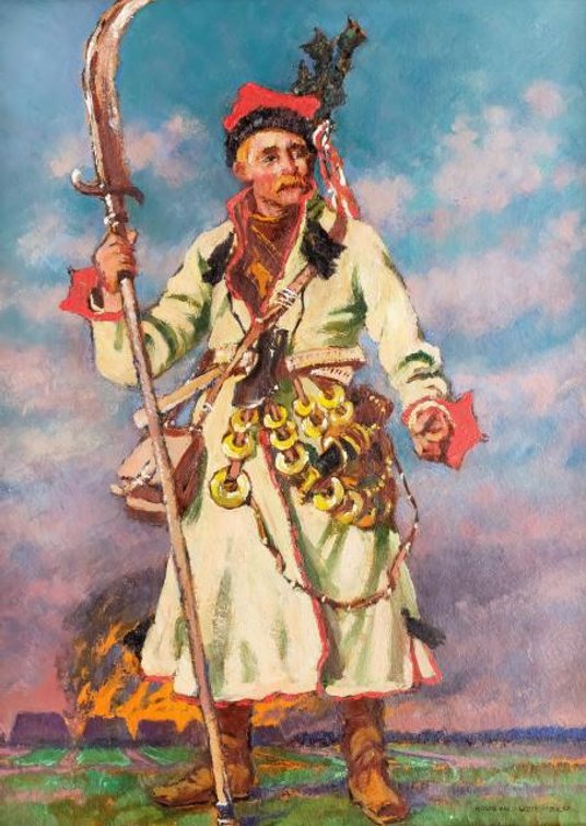 W Sopocie wystawiono na sprzedaż „Kosyniera” młodopolskiego malarza Henryka Uziębły