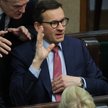 Mateusz Morawiecki na sali plenarnej Sejmu