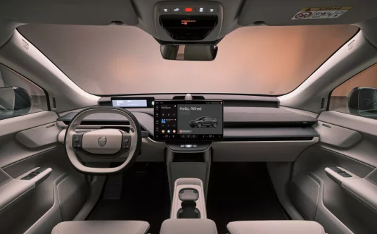 EX60 - wprowadza nowy styl wnętrza do marki Volvo.