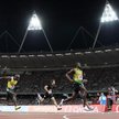 Usain Bolt na finiszu
