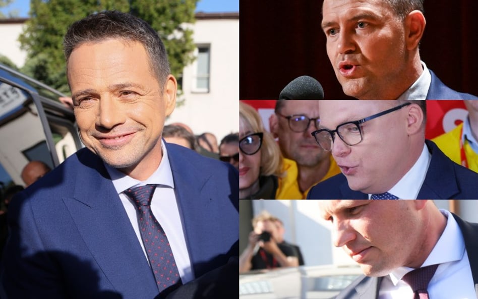Rafał Trzaskowski, Karol Nawrocki, Szymon Hołownia, Sławomir Mentzen