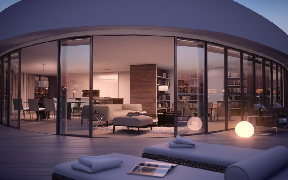 W kompeksie znajdzie się 26 penthouse'ów. Wszystkie będą miały taras (największy o powierzchni 250 m