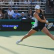 Iga Świątek w meczu z Amerykanką Claire Liu podczas 2. rundy turnieju tenisowego WTA BNP Paribas Pol