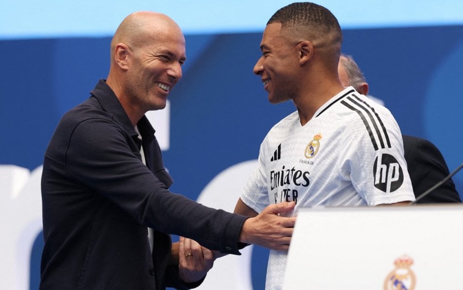 Zinedine Zidane i Kylian Mbappe