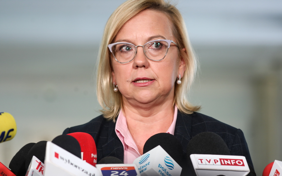 Minister klimatu i środowiska Anna Moskwa