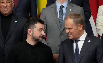 Wołodymyr Zełenski i Donald Tusk