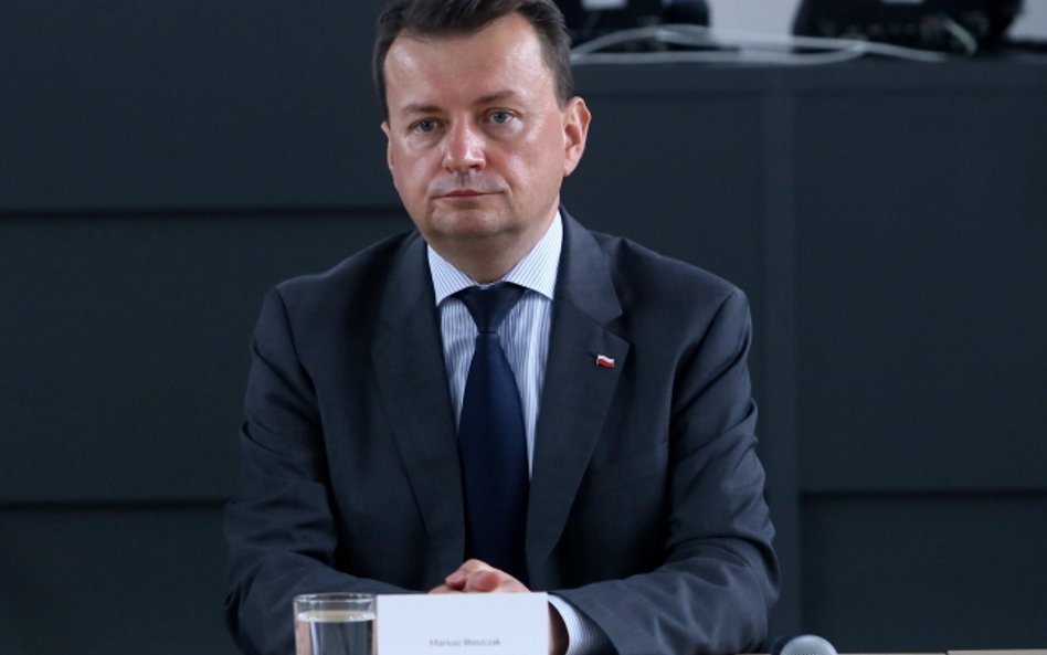 Szef MSWiA Mariusz Błaszczak