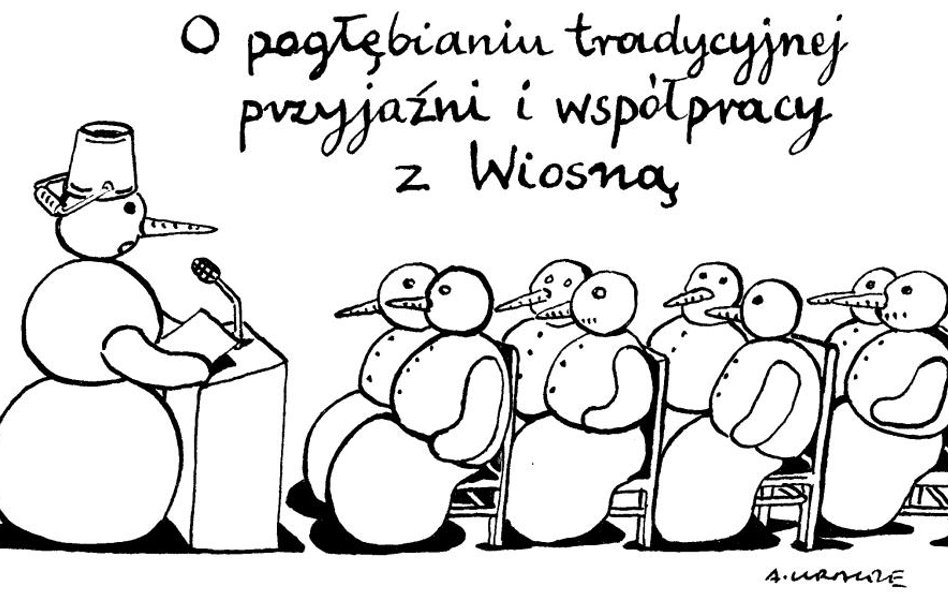 Komentarz rysunkowy. Wiosna