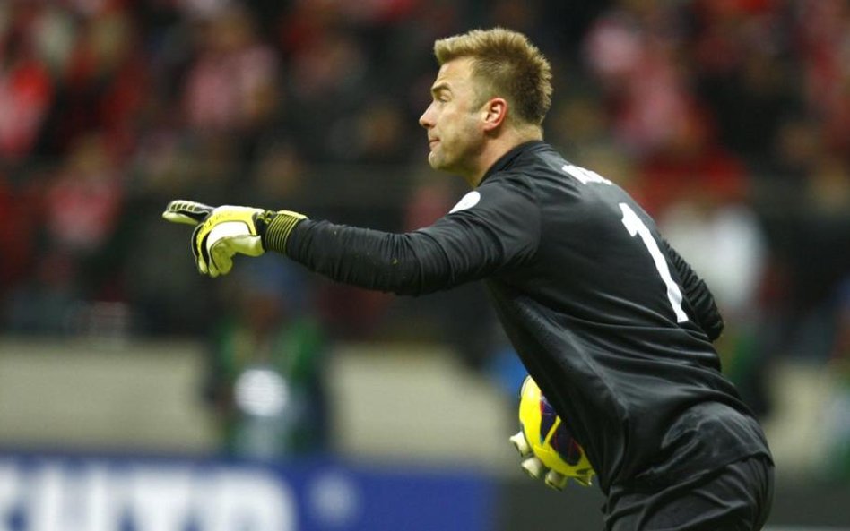 Artur Boruc w tym sezonie Premiership puścił tylko dwa gole