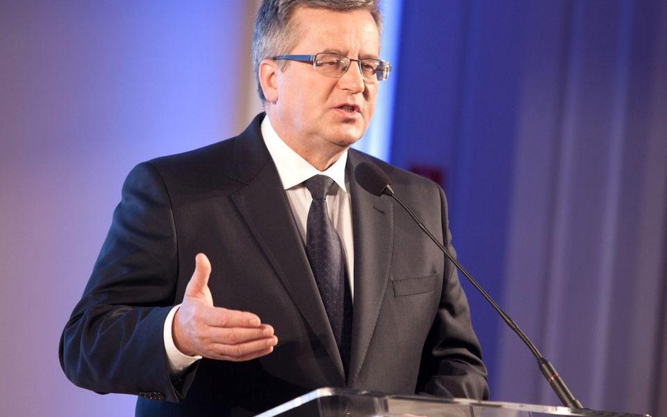 Prezydent Bronisław Komorowski