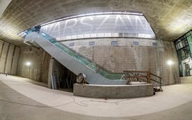 Tunel tramwajowy prowadzący pod Dworzec Zachodni od strony Ochoty powstaje pod Parkiem Pięciu Sióstr