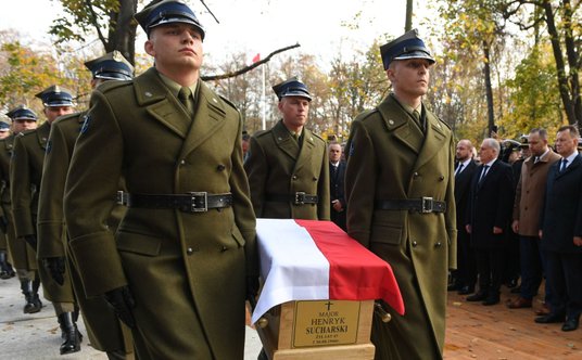 Uroczystości pogrzebowe obrońców Westerplatte