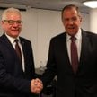 Ministrowie Jacek Czaputowicz i Siergiej Ławrow w Helsinkach 17 maja