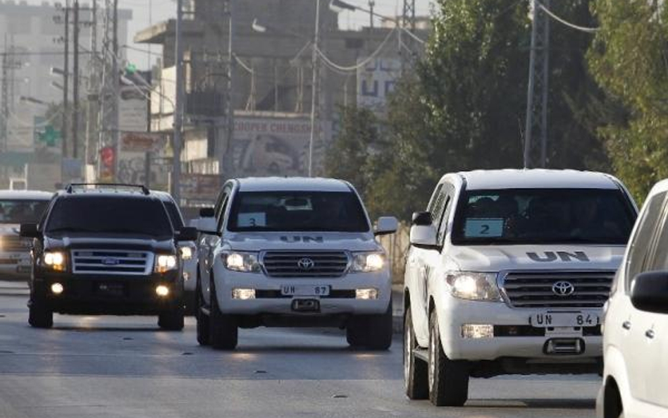 Eksperci ONZ pojechali z Libanu do Syrii, zbadać, czy użyto tam broni chemicznej