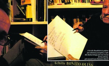 Achille Bonito Oliva o artyście Krzysztofie M. Bednarskim