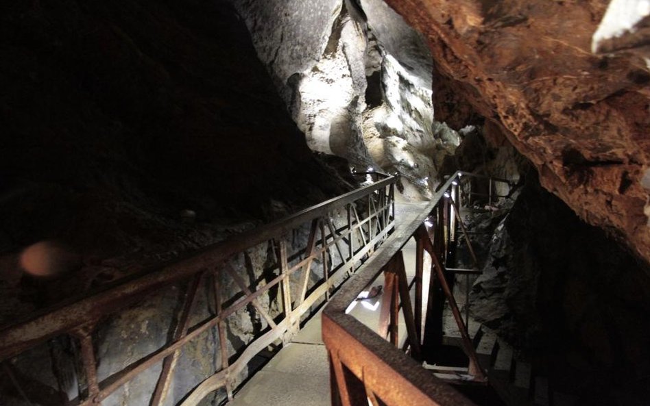 Jaskinie w Han-sur-Lesse w Belgii